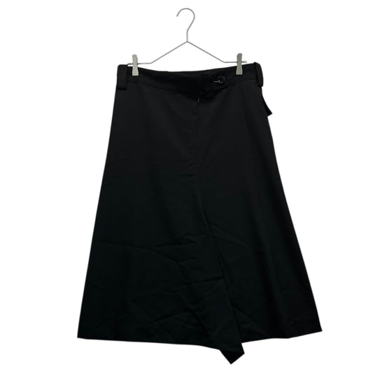Y's Wool Gabardine Big Flap Pocket Skirt Size 2