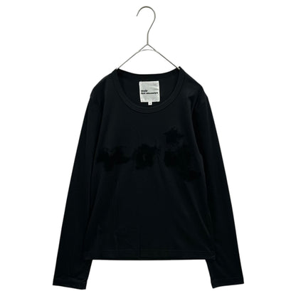 noir kei ninomiya 13SS Flock Print T-Shirt Black Size XS
