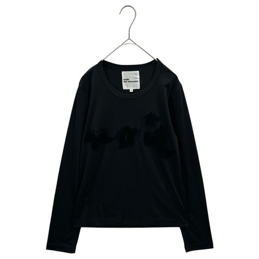 noir kei ninomiya 13SS Flock Print T-Shirt Black Size XS