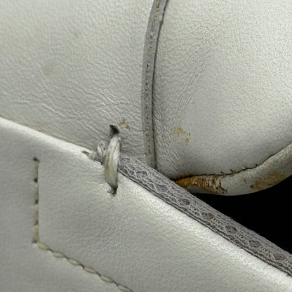 PRADA SPORT 00s America's Cup Leather Loafers White Sneakers Size 8