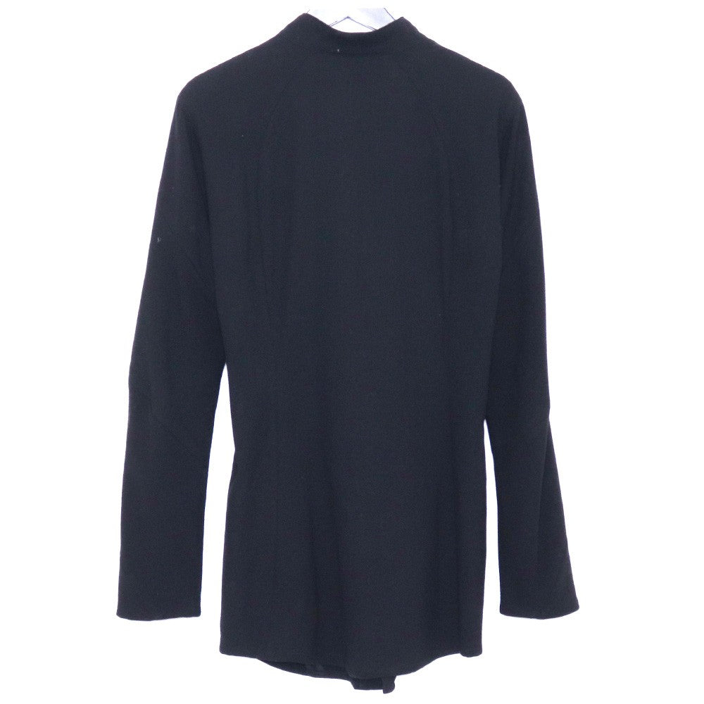 N/07 Amundsen Wool Long Sleeve Button-Up Shirt Black Size 44