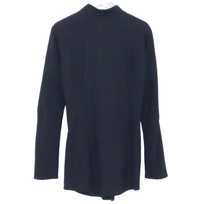 N/07 Amundsen Wool Long Sleeve Button-Up Shirt Black Size 44