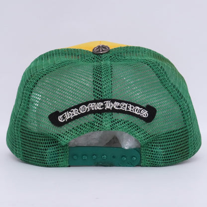 CHROME HEARTS x MATTYBOY Mesh Trucker Yellow Green Size F