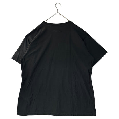 MM6 25SS Topaz Blue T-Shirt Black Oversized Size XL