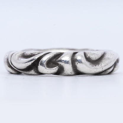 CHROME HEARTS Scroll Band Ring Silver Size ONE SIZE