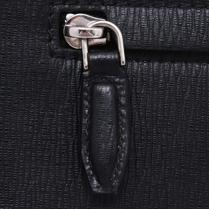 SALVATORE FERRAGAMO Gancini 2WAY Leather Bag Black Size F