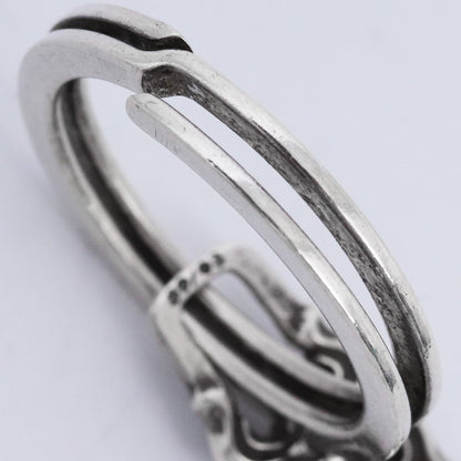 CHROME HEARTS #5 Dagger Zip1 Keyring Silver Size #5