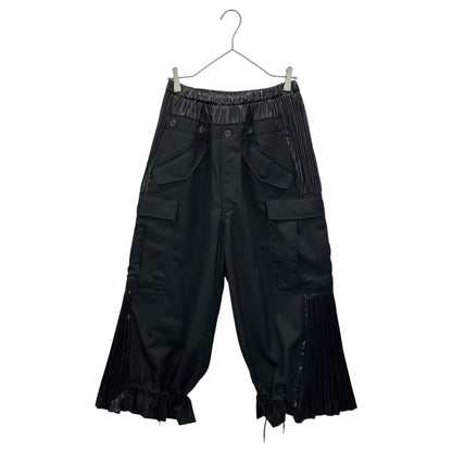JUNYA WATANABE 25AW Gabardine Satin Wide Pants Black Size XS