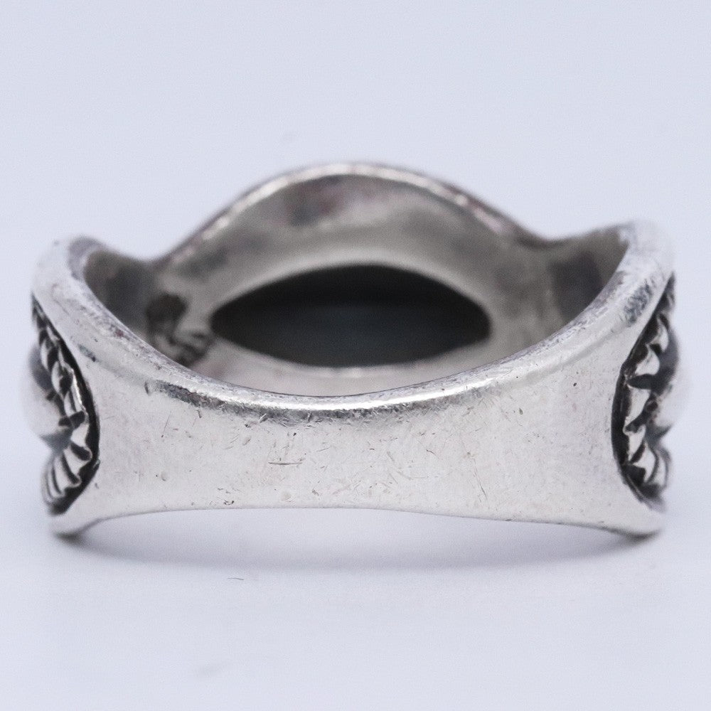 LARRY SMITH LEAF CUT RING Repousse Ring Size ONE SIZE