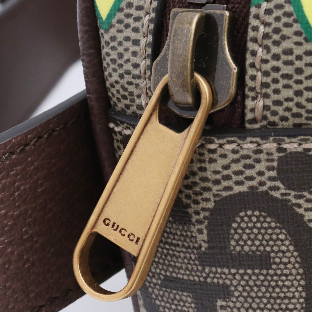 GUCCI ARIA 100th Pineapple GG Supreme Belt Bag Brown Size 95