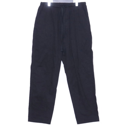 SUS-SOUS 25SS Wide Tapered Gabardine Pants Black Size 7
