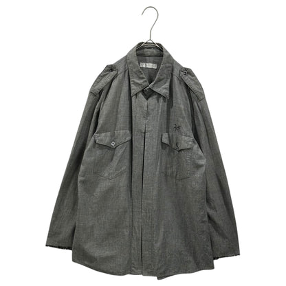 NUMBER (N)INE 01SS Jeff Buckley Skull Shirt Gray Size 3
