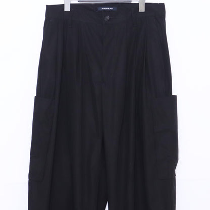 ALMOSTBLACK 25AW 6-Pocket Wide Pants Black Size 2