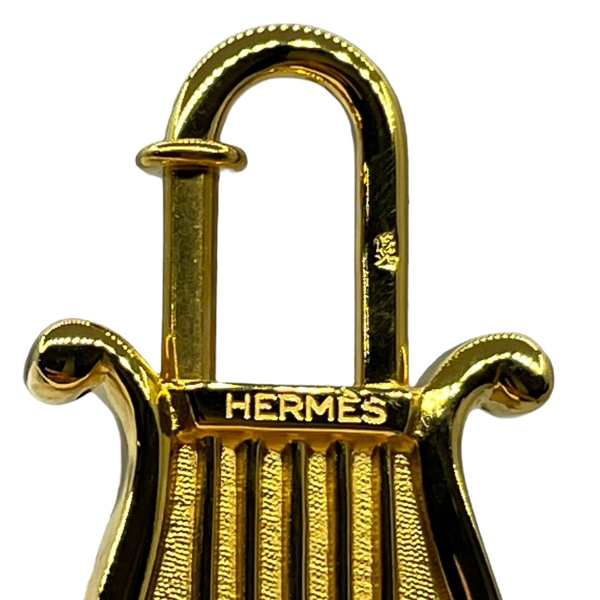 HERMES 1996 La Musique Harp Charm Gold
