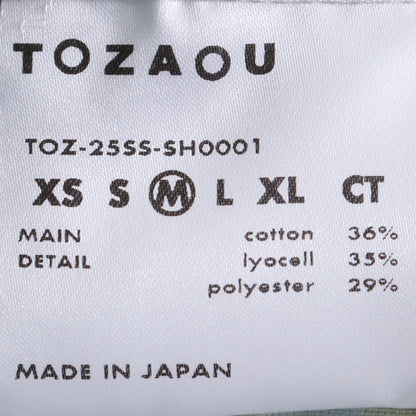 TOZAOU 25SS Cook Lining Long Sleeve Shirt Blue Size M