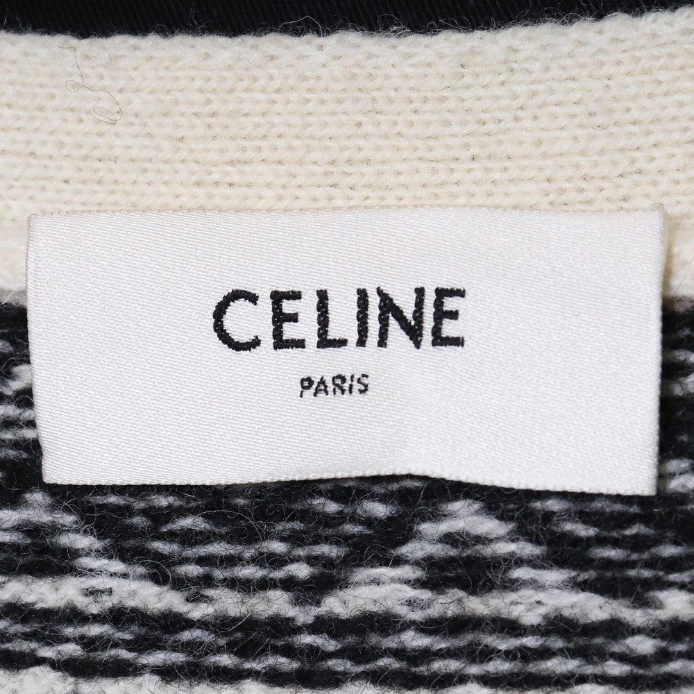 Celine 21SS The Dancing Kid Wool Cardigan White Size M