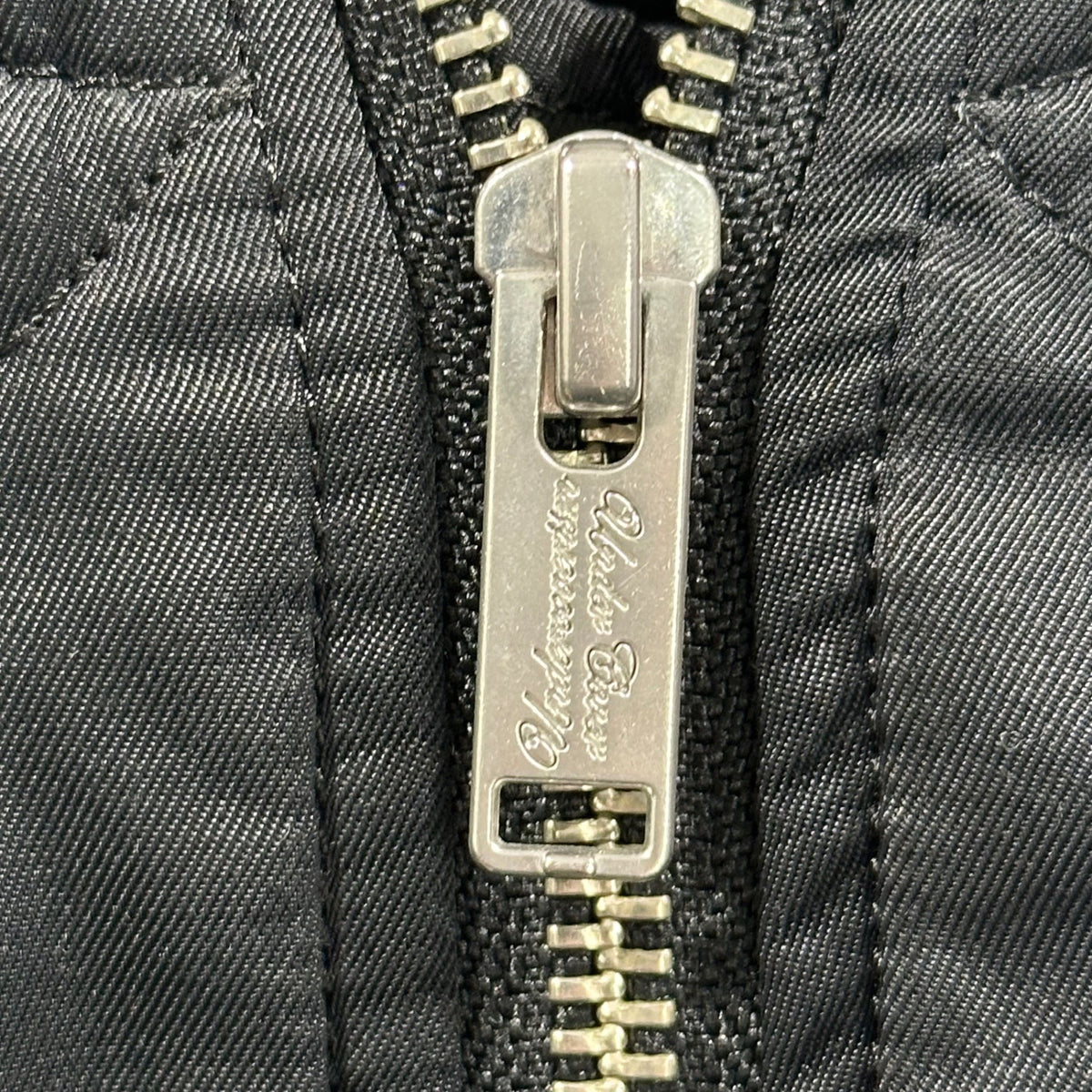 UNDERCOVER 17SS MA-1 Twill Bomber Jacket Black Size 1