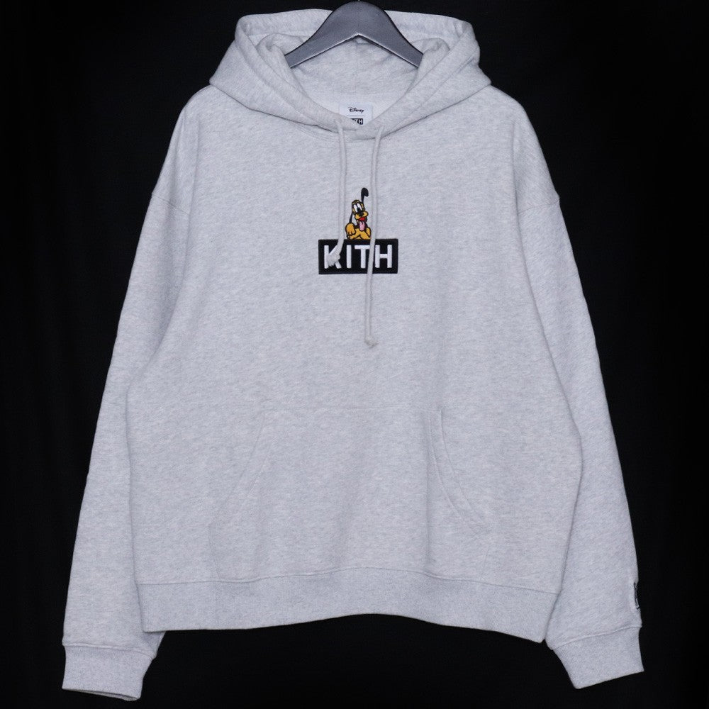 Disney KITH Cyber Monday Pluto Logo Hoodie Gray Size L