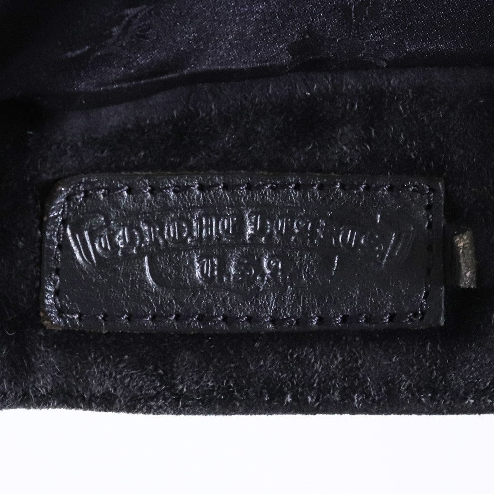 CHROME HEARTS OLD Floral Cross Suede Vest Black Size M