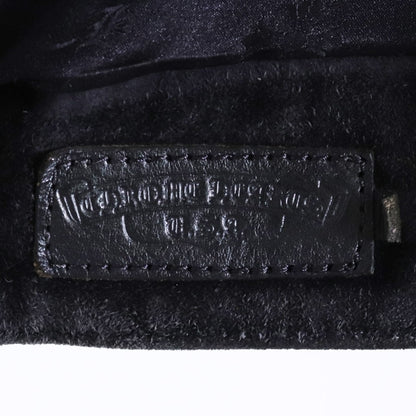 CHROME HEARTS OLD Floral Cross Suede Vest Black Size M