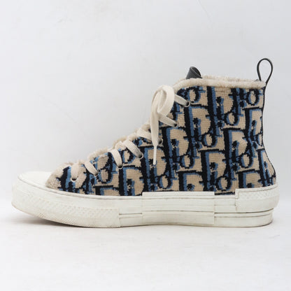 DIOR HOMME 22SS B23 Oblique High Sneakers Beige Size EU 42