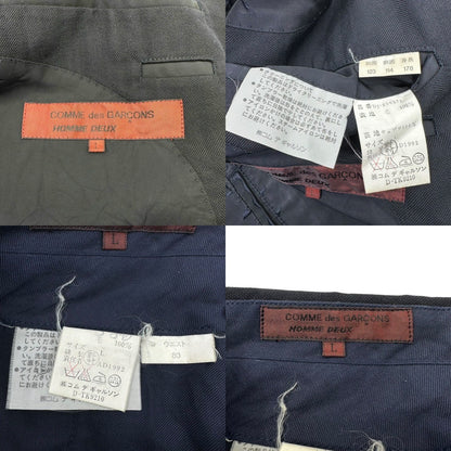 COMME des GARCONS HOMME DEUX 90s Vintage Jacket Navy Size L