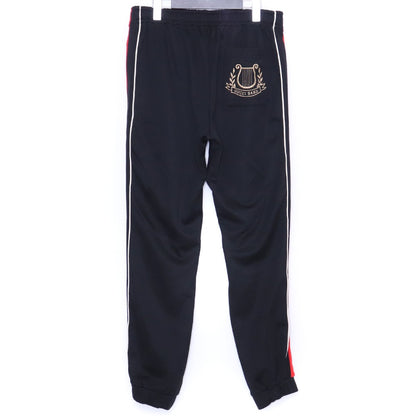 GUCCI Web Stripe Track Pants Black Red Size S