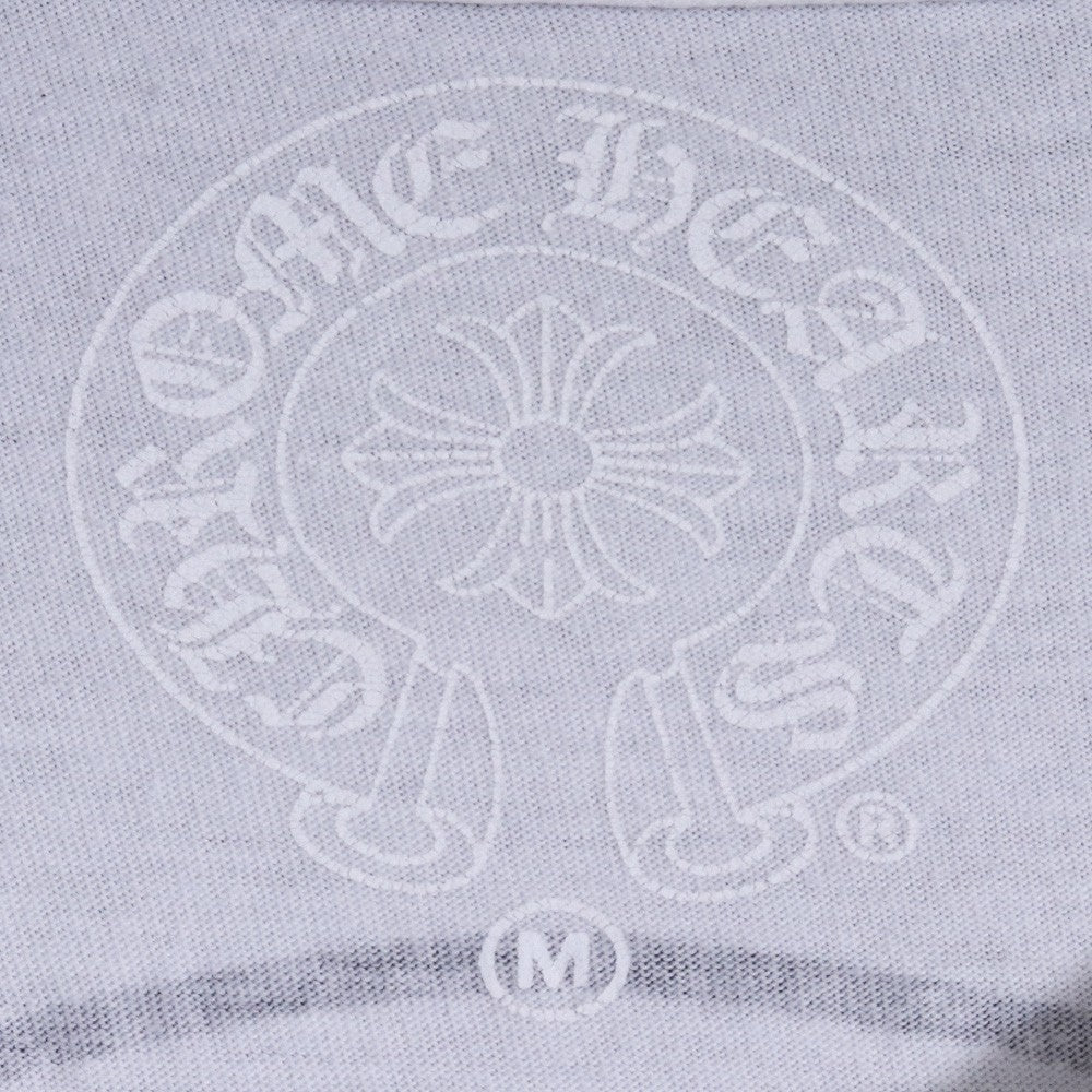 CHROME HEARTS OLD CH Plus Horseshoe T-Shirt White Size M