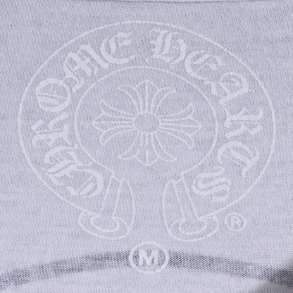 CHROME HEARTS OLD CH Plus Horseshoe T-Shirt White Size M