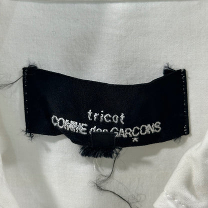 tricot COMME des GARCONS 03SS Lace Cotton Shirt White Size S