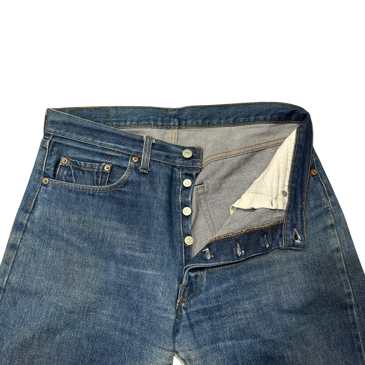 Levi's 80s Vintage 501 Late 66 Selvedge Jeans Pants Size W35