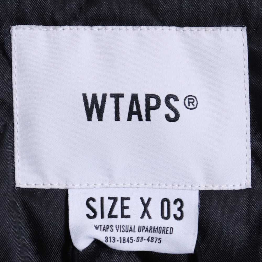 WTAPS New Year's Limited Melton Varsity Jacket Black Size 03