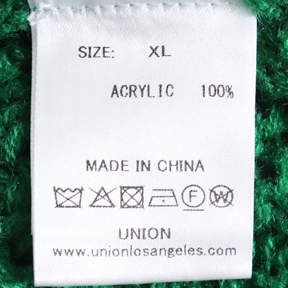 UNION 24AW Byrd Knit Sweater Green Size XL
