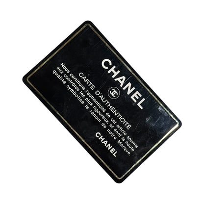 CHANEL 2000s CC Logo Backpack White