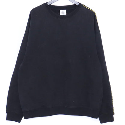 VETEMENTS Logo Tape Pullover Sweatshirt Black Size S