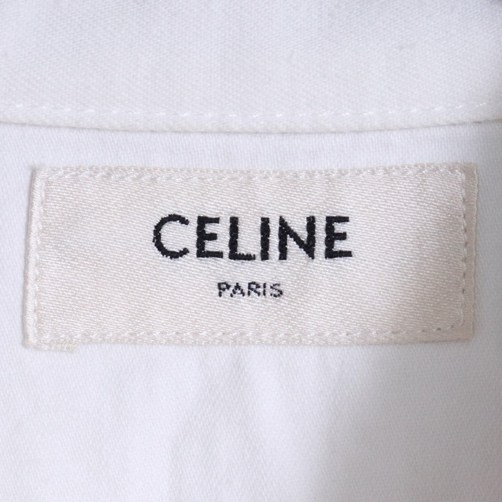 CELINE 23AW Western Painter Shirt White Size XS
