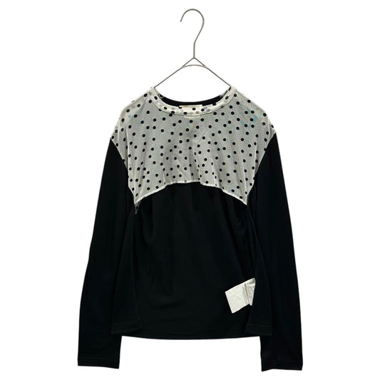 COMME des GARCONS 11AW Polka Dot Mesh Knit T-Shirt Size XS