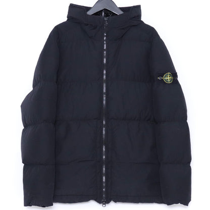 Stone Island Black Padded Down Jacket Shoulder Patch Size M