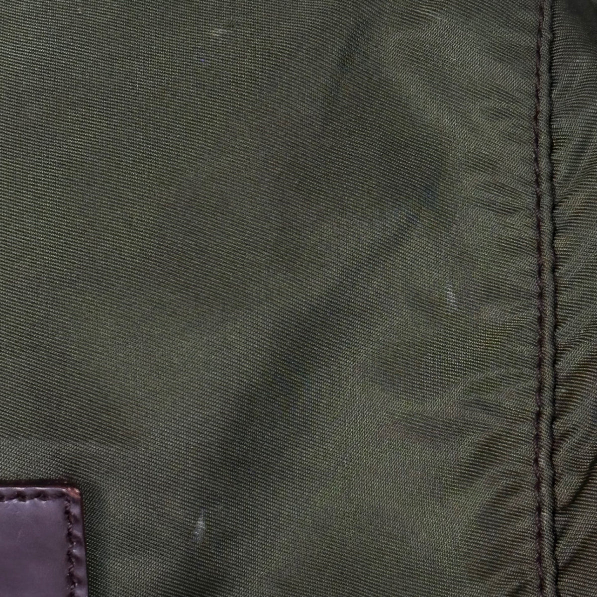 PRADA Nylon Messenger Bag Khaki