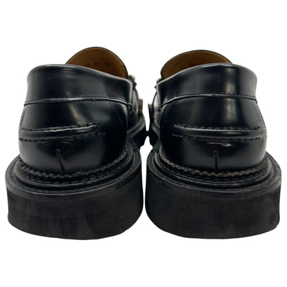 TOGA PULLA Shark Sole Metal Bit Loafers Black Size EU 40