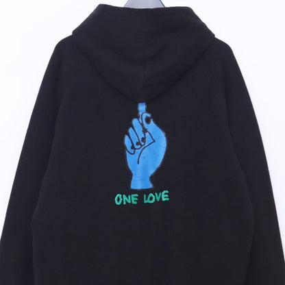 Sacai GONZ ONE LOVE Hoodie Black Size 3