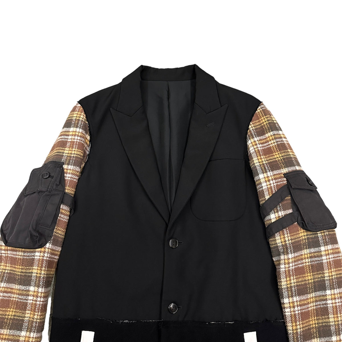 Number (N)ine 05AW Docking Jacket Wool Silk Multi Size 2