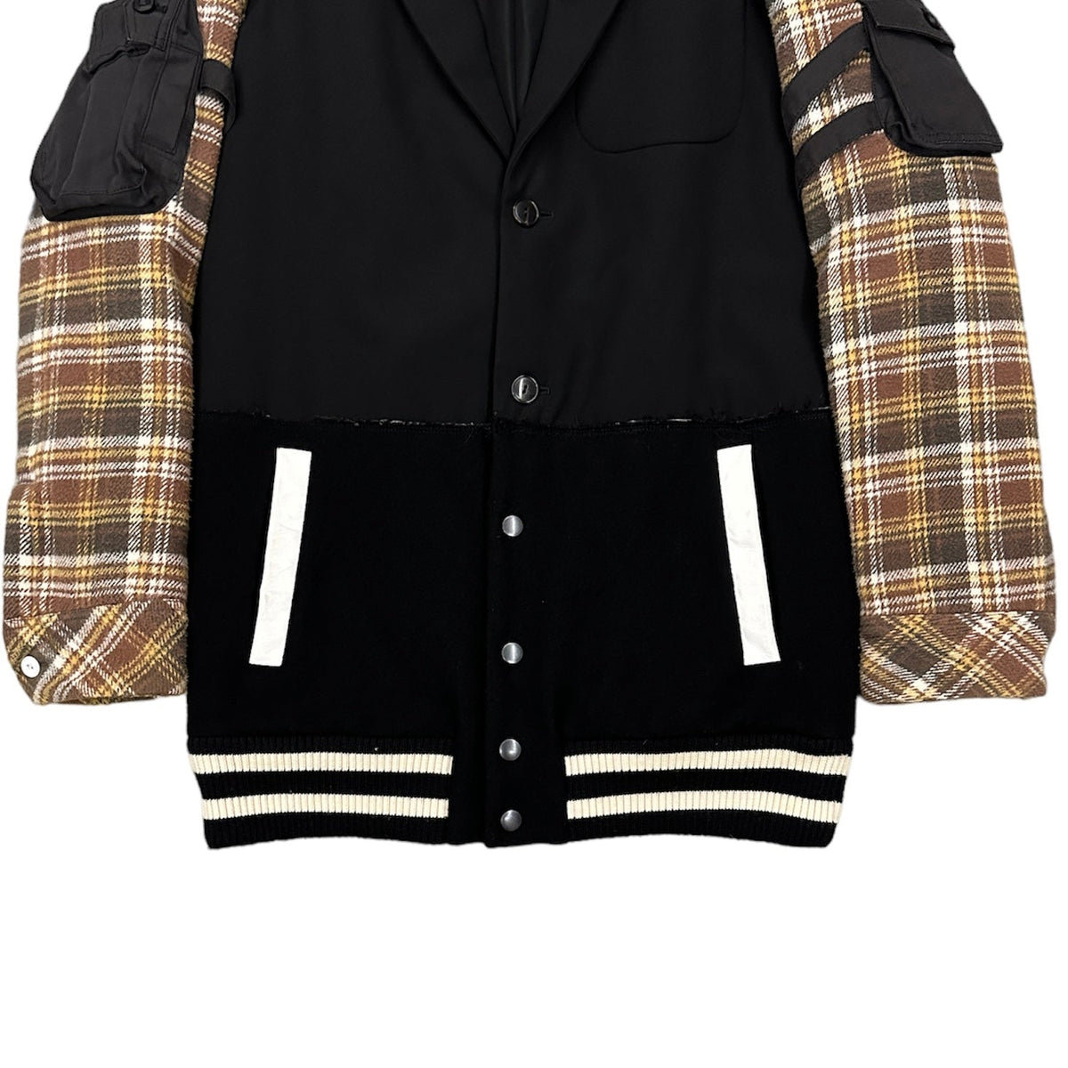 Number (N)ine 05AW Docking Jacket Wool Silk Multi Size 2