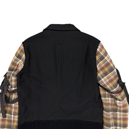 Number (N)ine 05AW Docking Jacket Wool Silk Multi Size 2