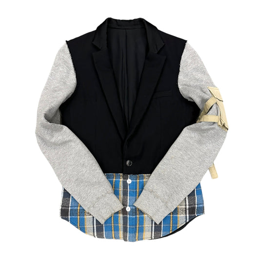Number (N)ine 05AW Wool Cotton Docking Jacket Size 2