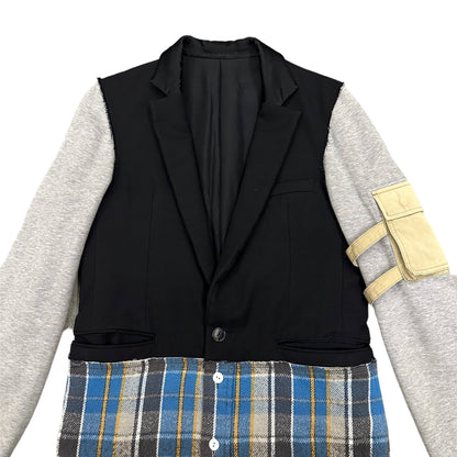 Number (N)ine 05AW Wool Cotton Docking Jacket Size 2