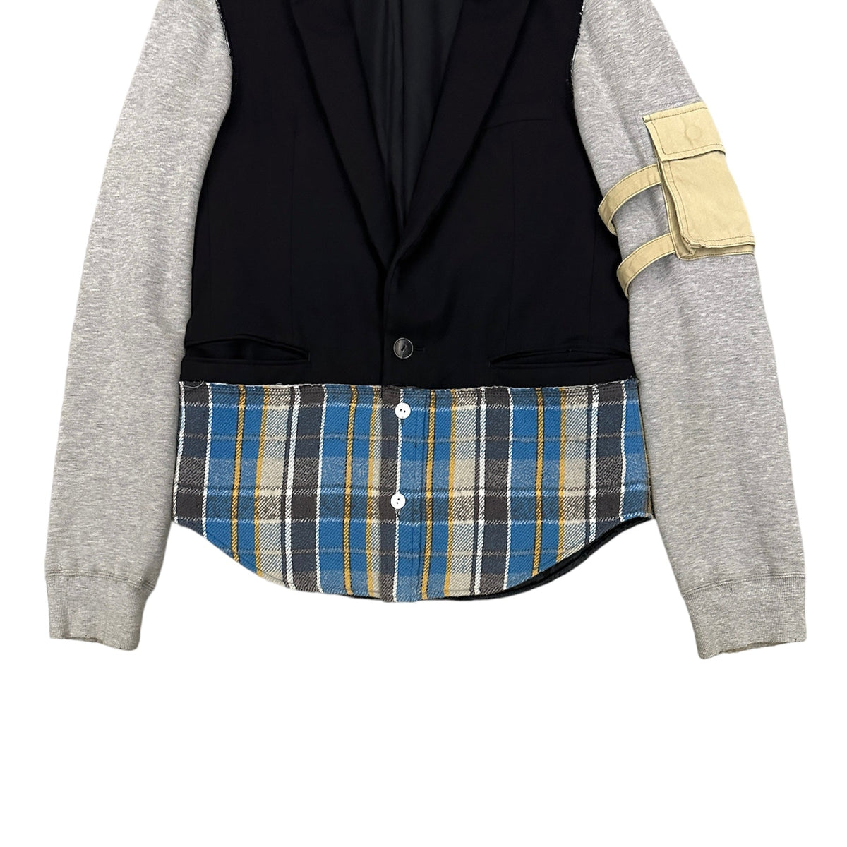 Number (N)ine 05AW Wool Cotton Docking Jacket Size 2