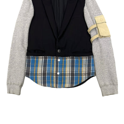 Number (N)ine 05AW Wool Cotton Docking Jacket Size 2