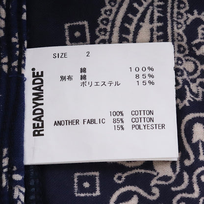 READYMADE Bandana Burn Coat Navy Size 2