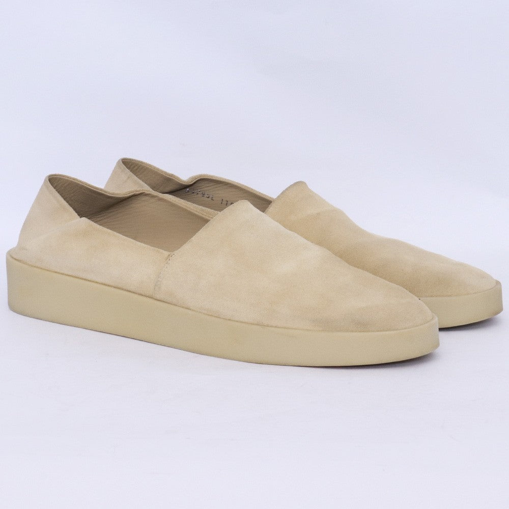 ERMENEGILDO ZEGNA x FEAR OF GOD Suede Loafers Beige Size 12